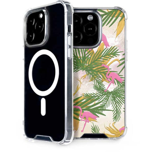 Flamingo Pattern iPhone 15 Pro MagSafe Case